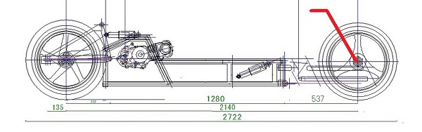 2019年車両に通常のハンドルを採用した場合のイメージ図